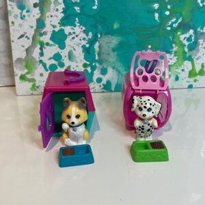 Vintage Littlest Pet Shop Collie & 🐾Dalmatian pups